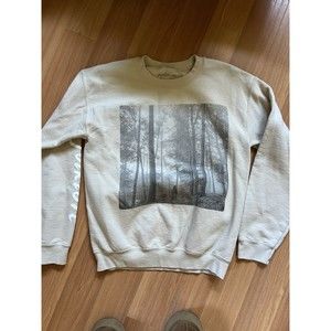 Taylor Swift In The Trees Beige Folklore CREWNECK Size S *RARE**